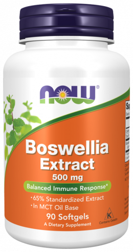 NOW Boswellia Extract 500 mg, Босвеллия Экстракт 500 мг, 90 капсул
