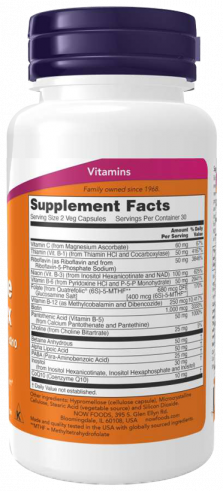 NOW Co-Enzyme B-Complex, Ко-Энзим В-комплекс