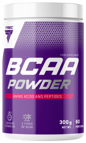 Trec Nutrition BCAA Powder, Комплекс Аминокислот + Витамин B6, 300 грамм