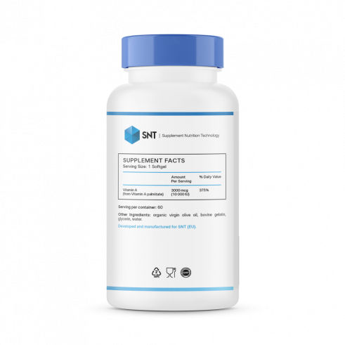 SNT Vitamin A, Витамин А, 60 капсул