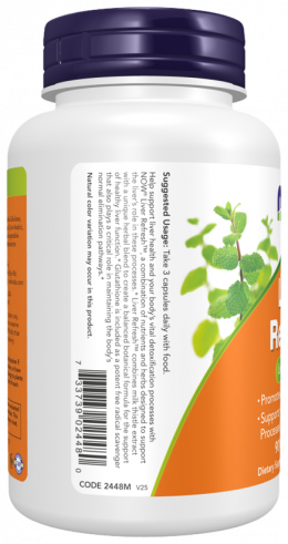 NOW Liver Refresh, 90 капсул