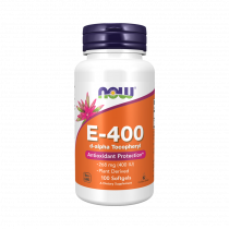 NOW Vitamin E, Натуральный Витамин Е, 100 капсул