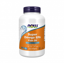 NOW Super omega EPA, Супер Омега ЭПК, 120 капсул